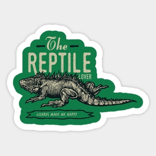 The Reptile Lover Sticker